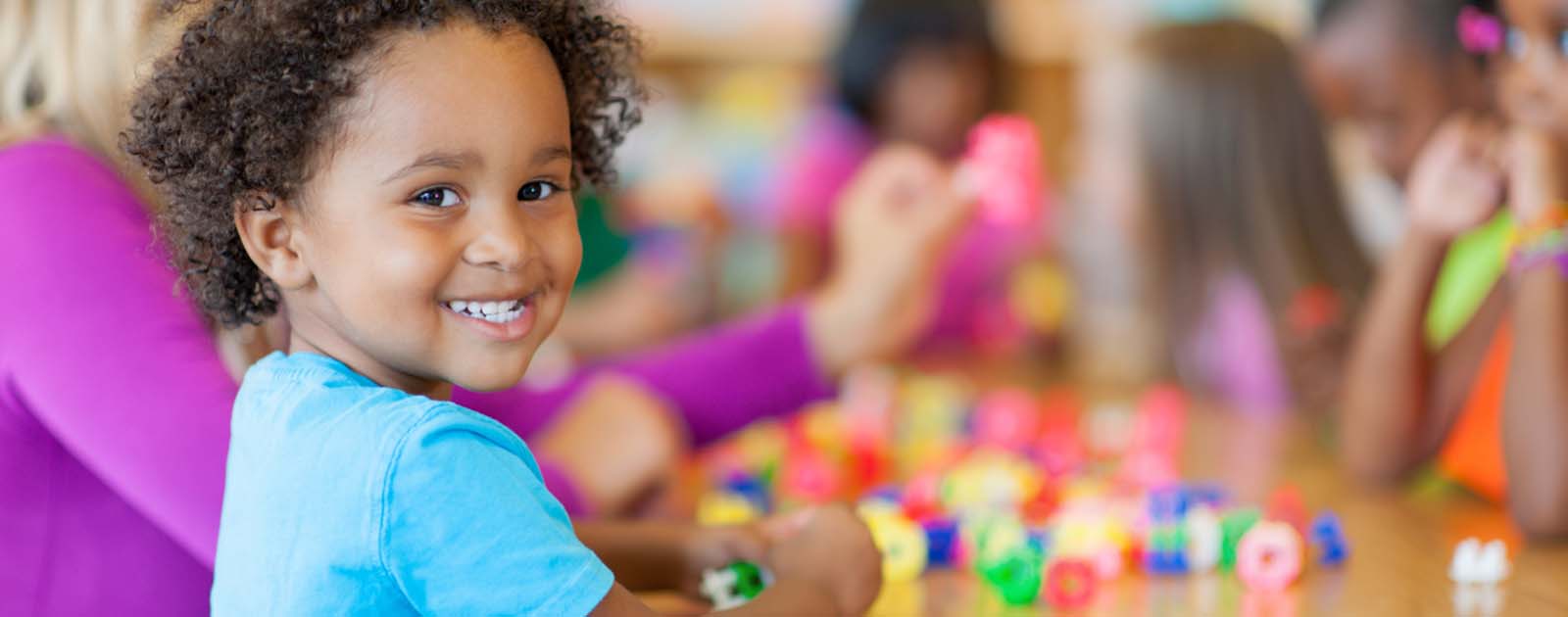 a kid in a classroom